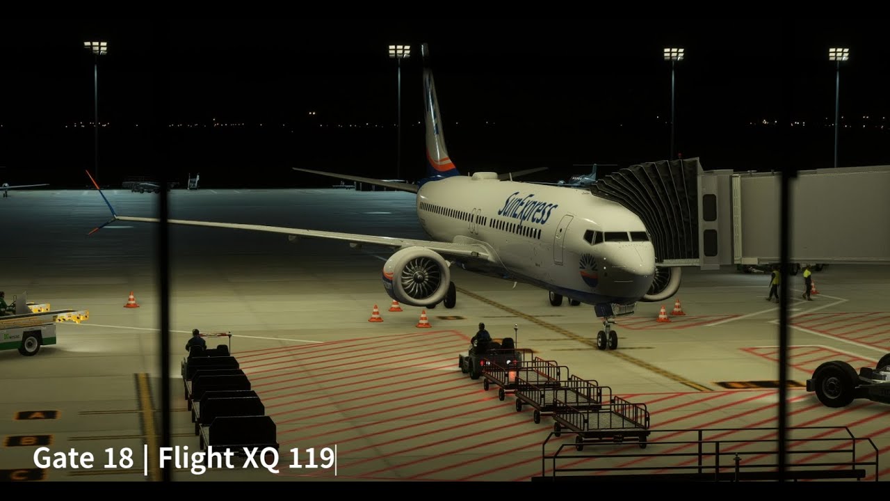 MSFS 2024 | Cologne 🇩🇪 ✈️ Antalya 🇹🇷 | SunExpress 737 MAX 8 | FULL FLIGHT | Ultra Realism