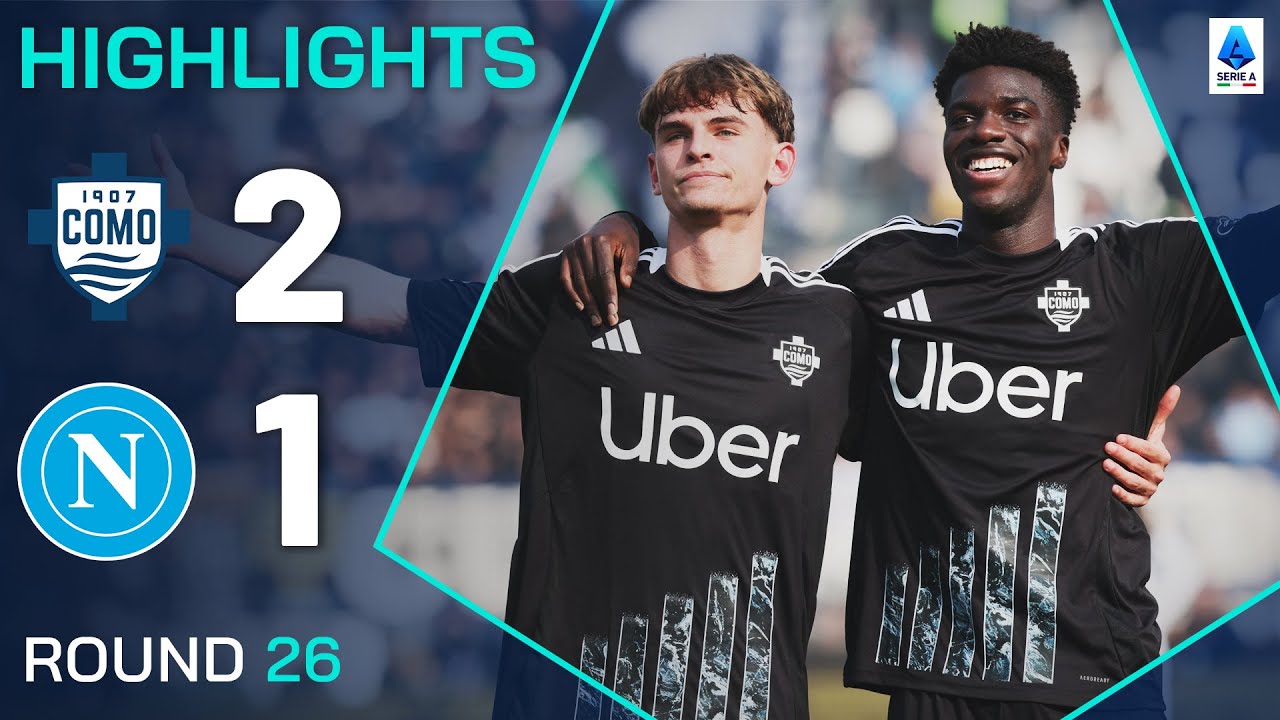COMO-NAPOLI 2-1 | HIGHLIGHTS | Diao Deals Massive Blow to Napoli&rsquo;s Title Hopes | Serie A 2024/25