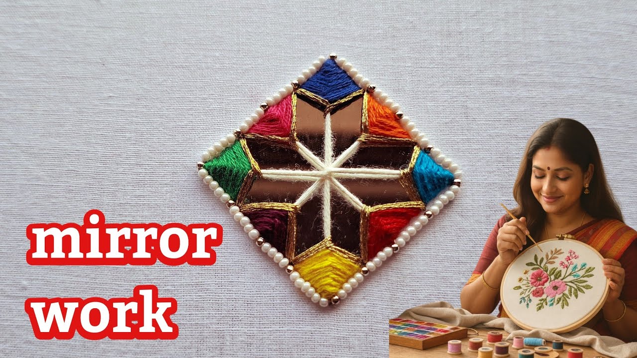 👉 «Простая работа с квадратными зеркалами для начинающих» ll Красивый дизайн работы с квадратными...