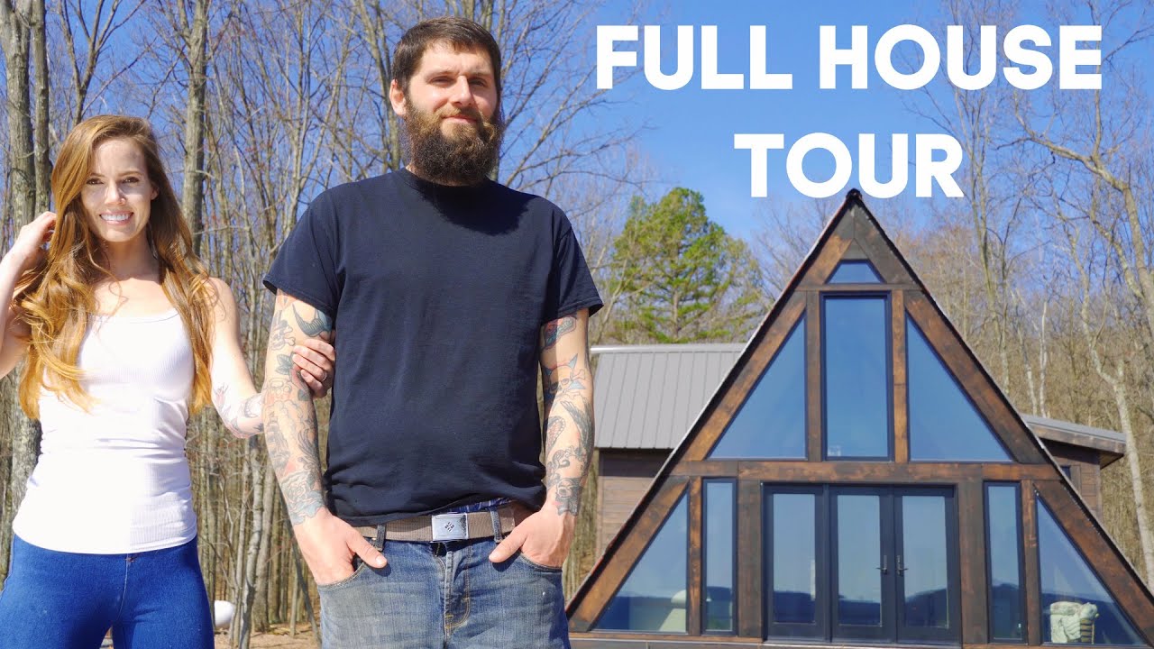 Full House Tour | Inside Our A-Frame Cabin Off Grid
