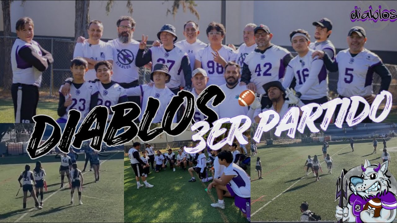 3er partido de la temporada!!  | Diablos 😈🏈