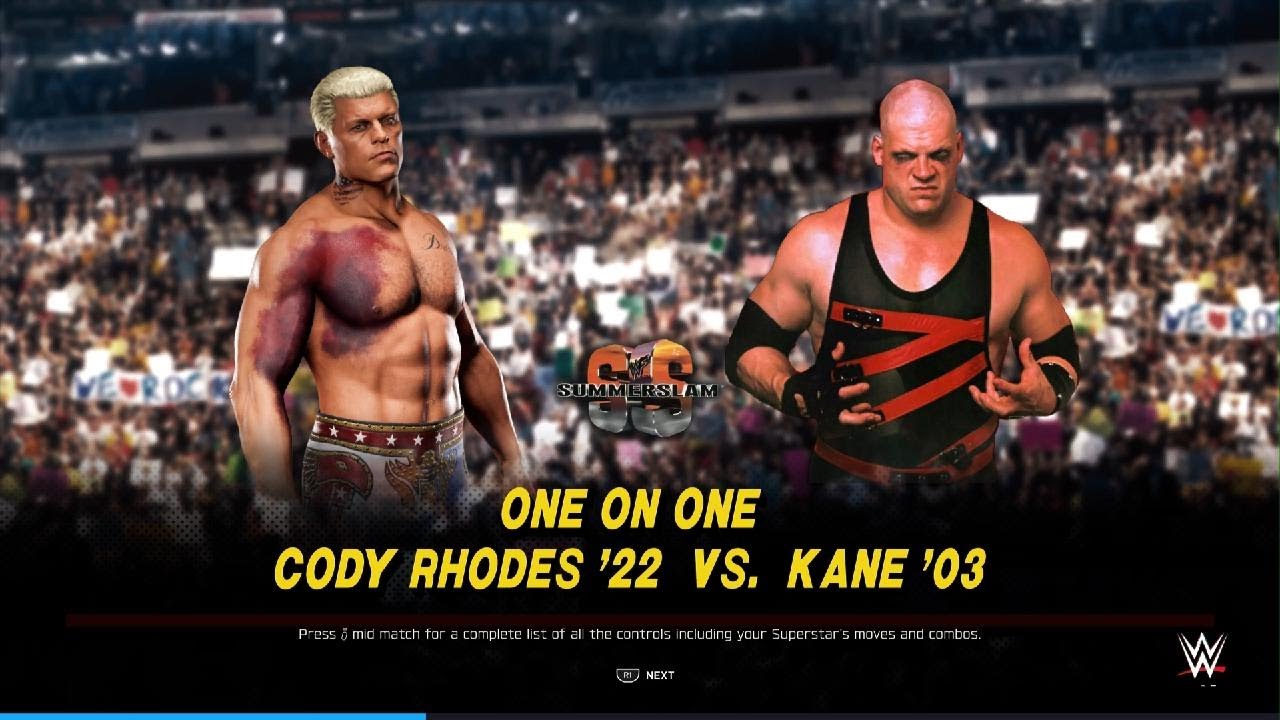 Cody, just wouldn't give up.Five star match. WWE 2K25
