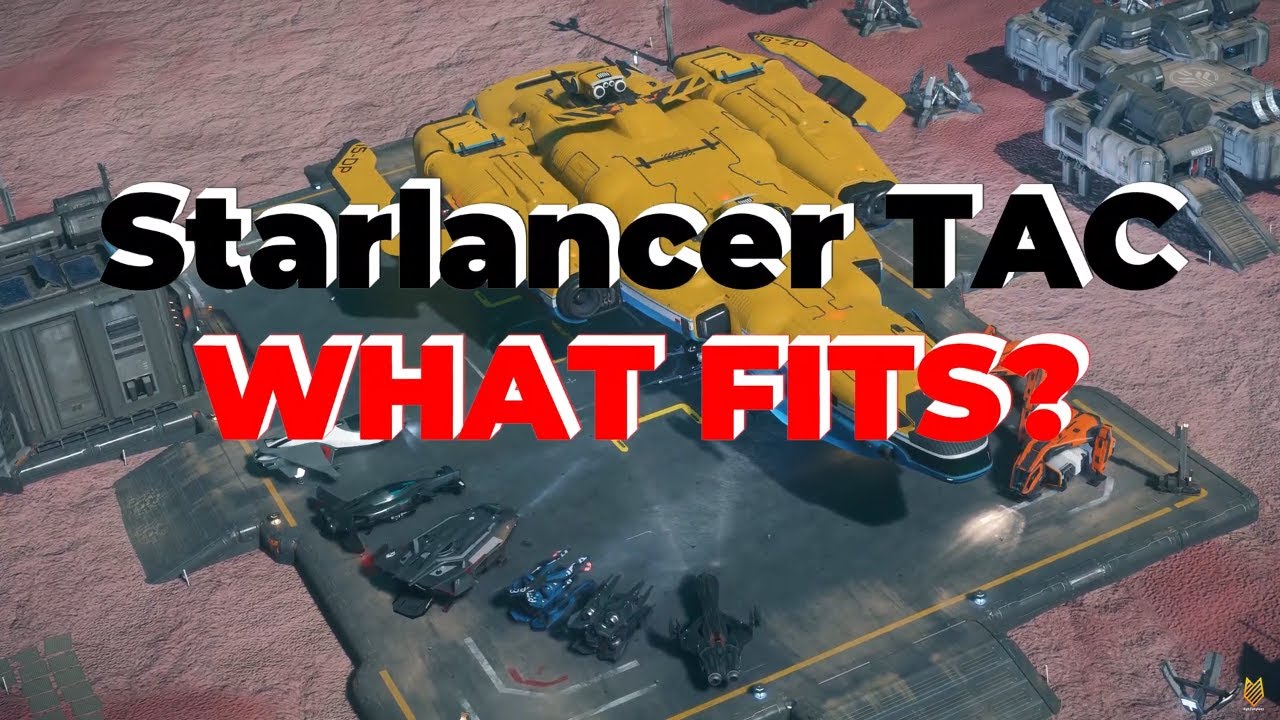 WHAT FITS? Starlancer TAC - Fury Bay & Cargo | Star Citizen Ship Fitting Test 4k