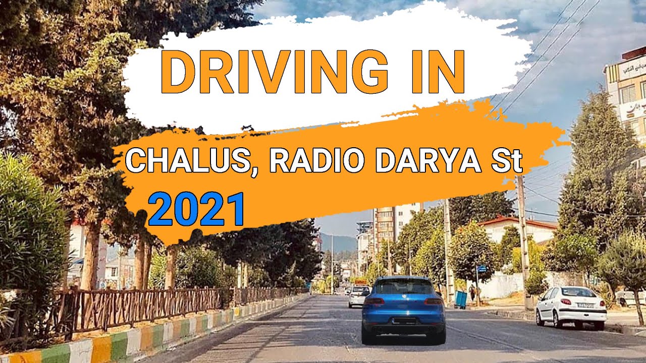 IRAN 2021 - Driving in Radio Darya Street, Chalus - Iran