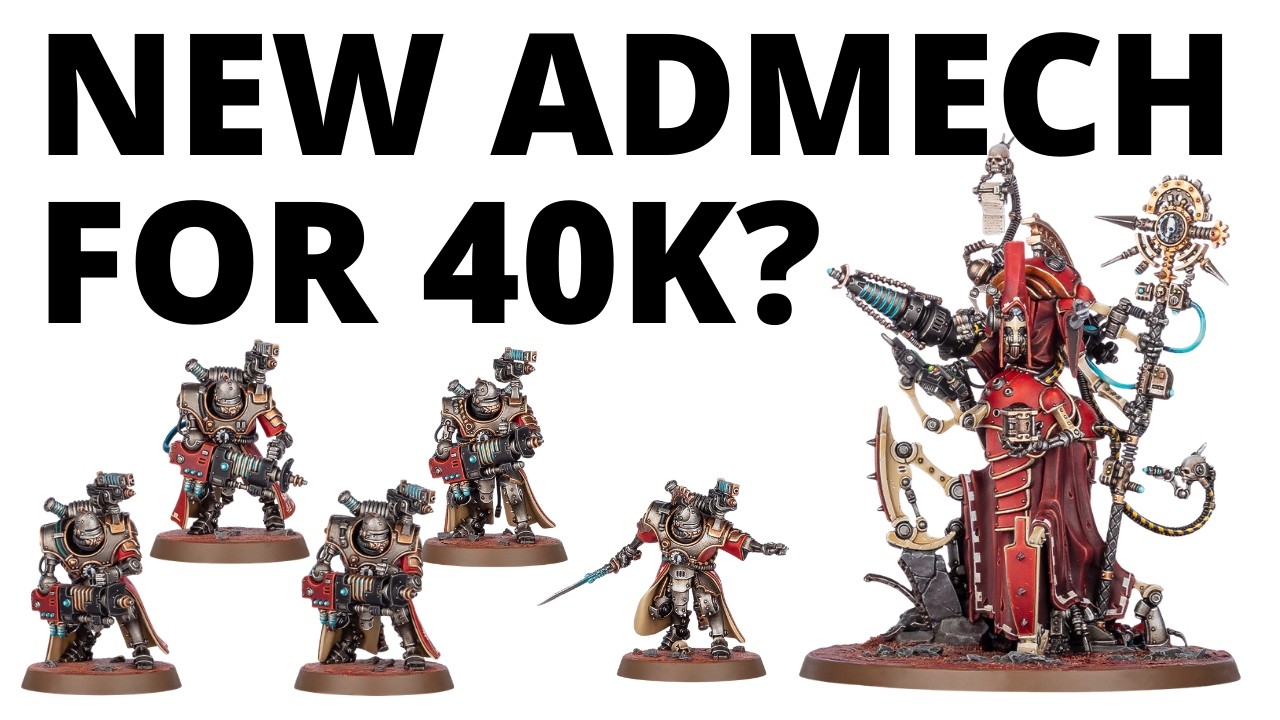 Warhammer 40K Model REVEALS - Admech Heavy Infantry, New Tech Priest and Big Reveal Next Week?