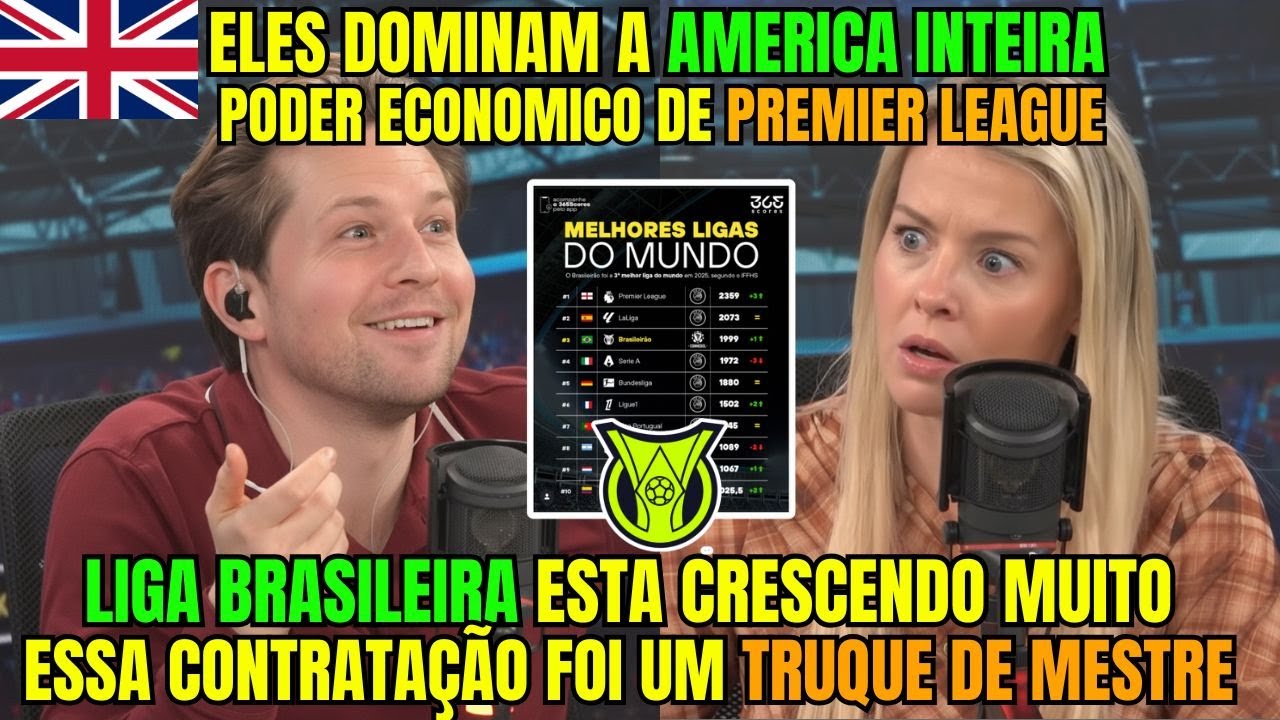 INGLESES IMPRECIONADO COM O PODER ECONOMICO DO BRASILEIRÃO E COM O FATURAMENTO DO FLAMENGO!!!
