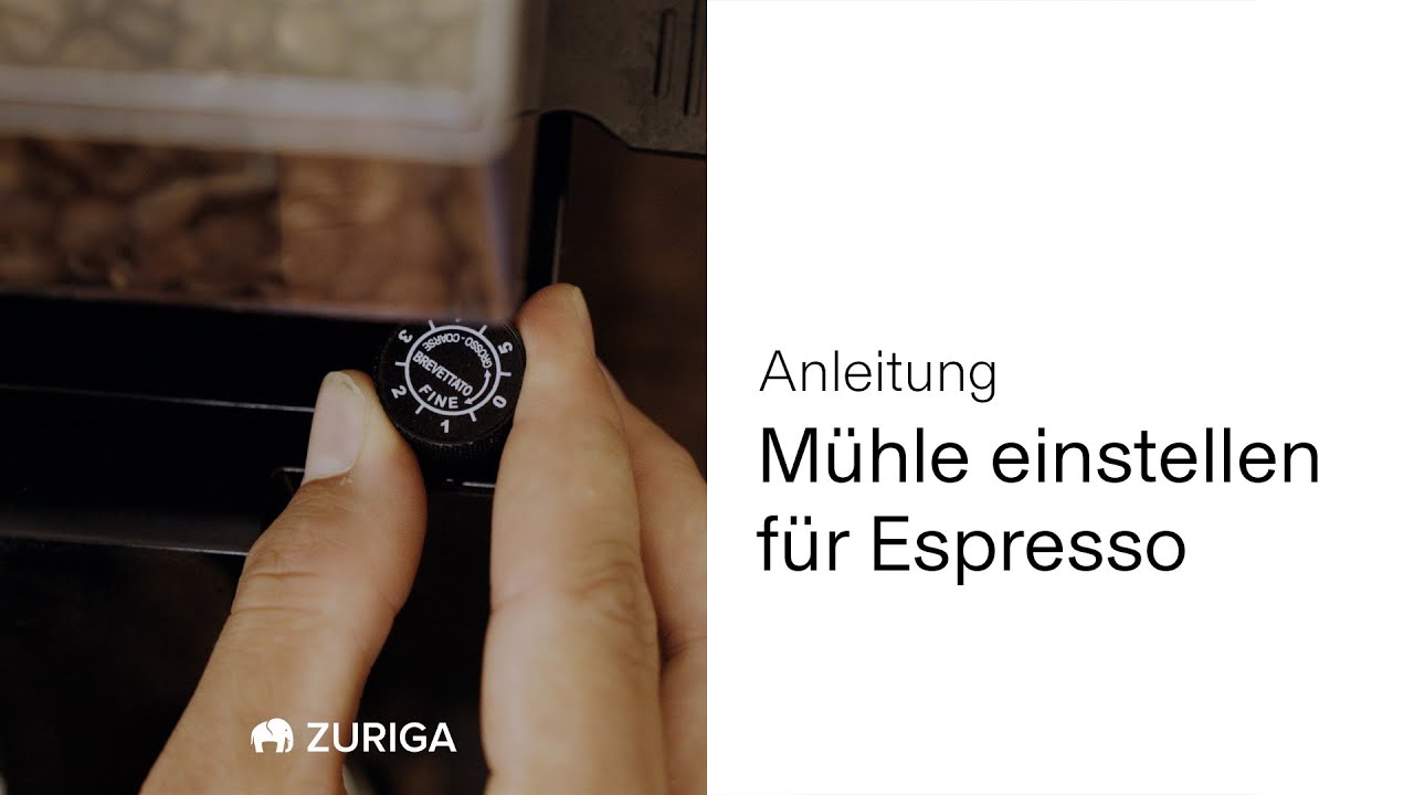 Eureka M&uuml;hle Mahlgrad f&uuml;r Espresso einstellen  | ZURIGA &ndash; Schweizer Siebtr&auml;germaschine f&uuml;r zu Hause