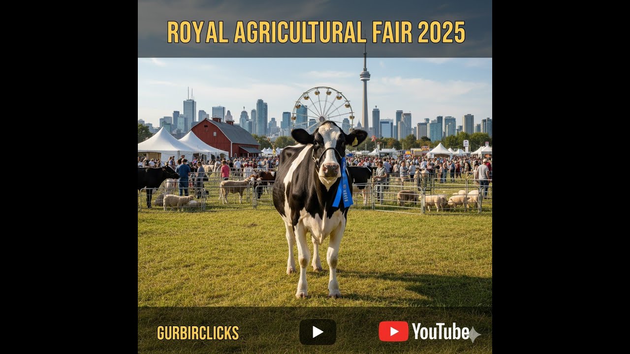 Royal Agricultural Fair Toronto | Cow Show, Animals & Expo Tour | Punjabi Vlog