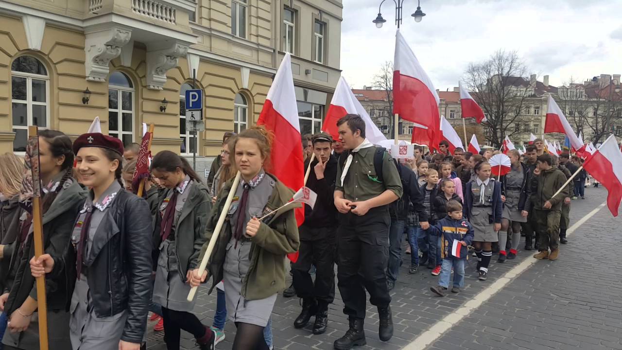 Pochód Polaków na Litwie (1) (30.04.2016)