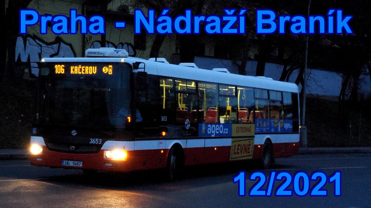 Autobusy Praha - Nádraží Braník | 12/2021