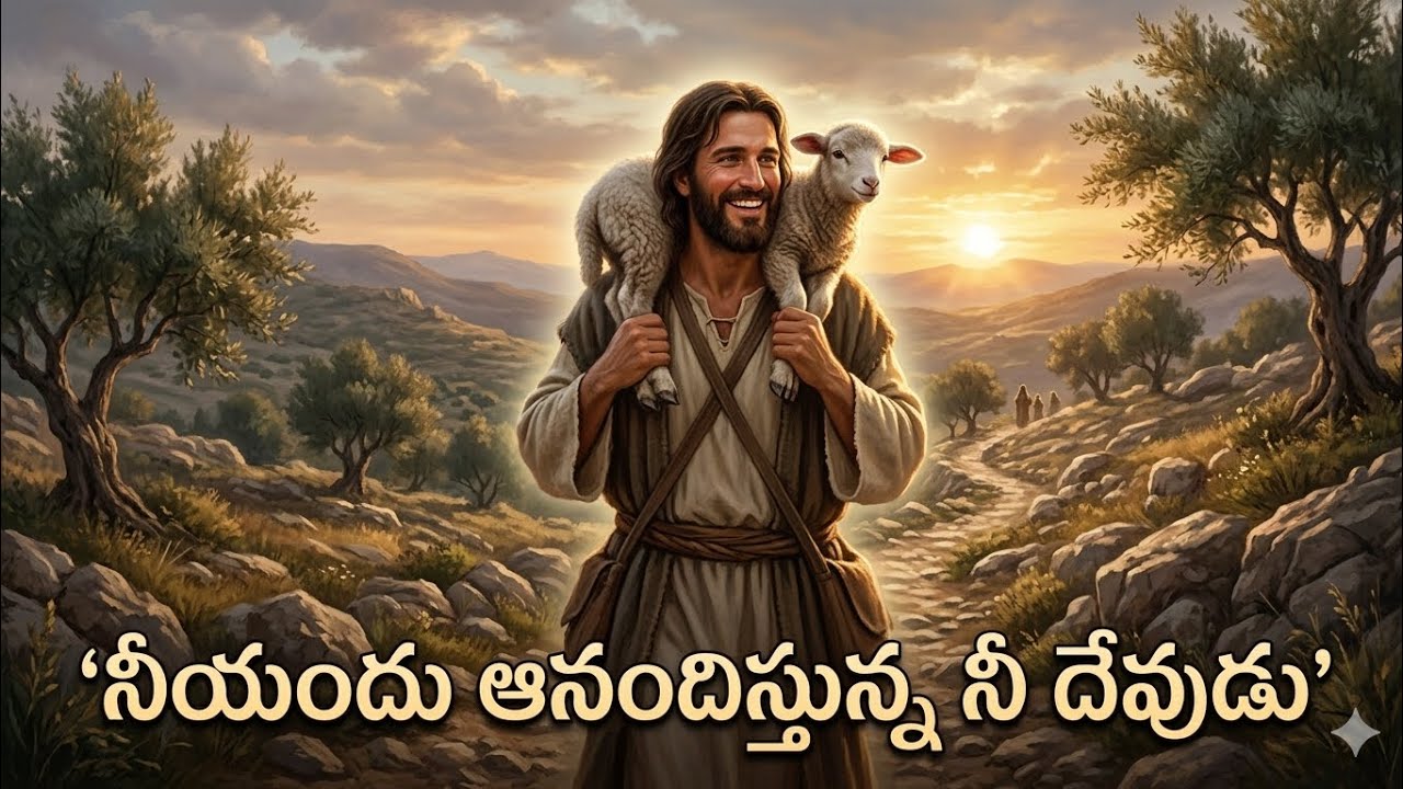 నీయందు ఆనందిస్తున్న నీ దేవుడు #godsword #godslove #telugubibleversesfordaily #motivational #bible 