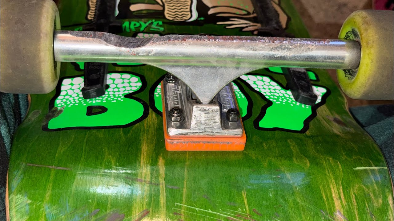 Grinding Slappy 11 inch trucks to the axle in one session!!!