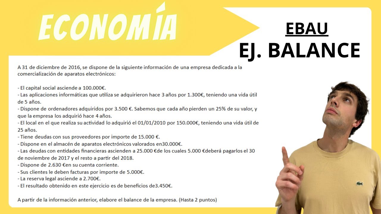 BALANCE PAU ECONOMIA COM. VALENCIANA. Paso a paso.