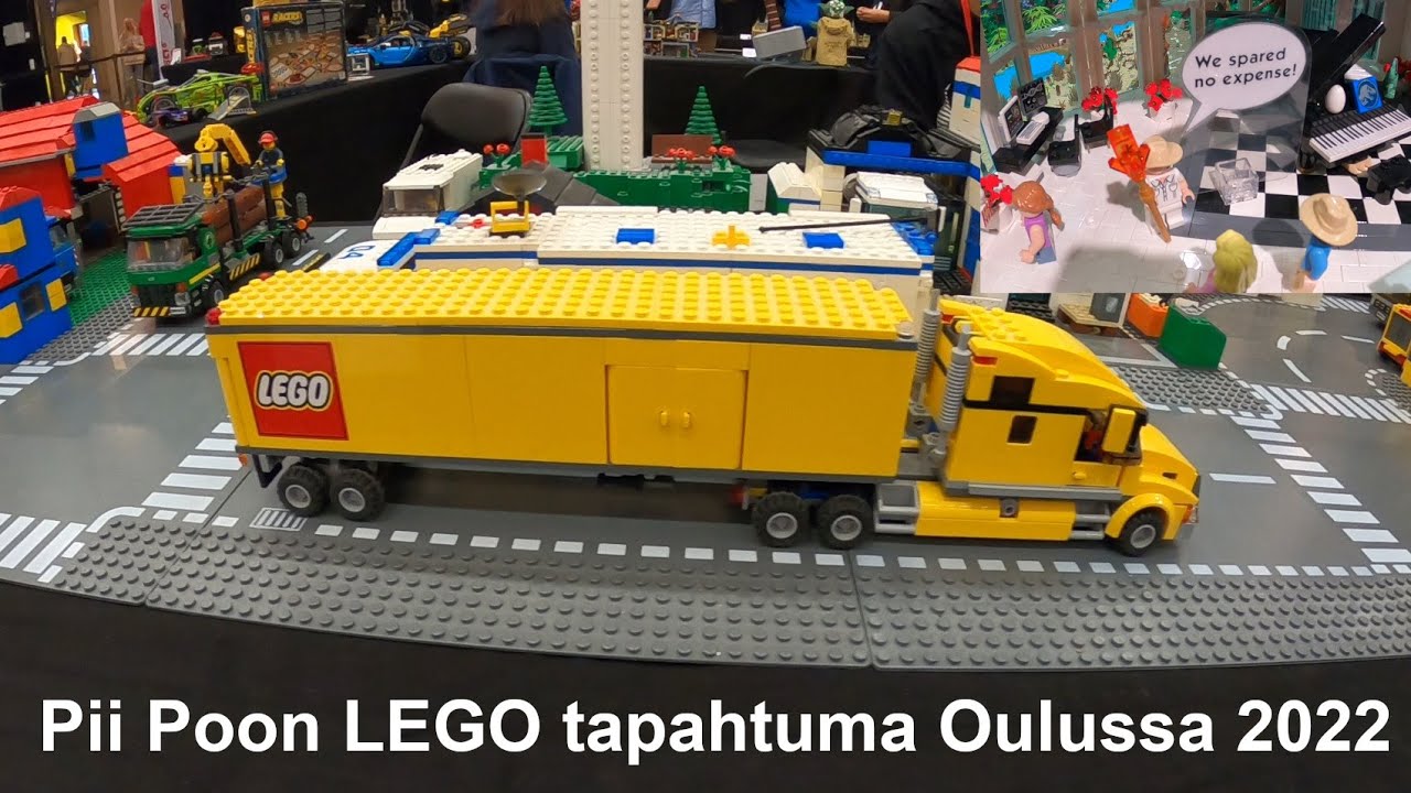 Pii Poon LEGO-tapahtuma Oulussa 2022