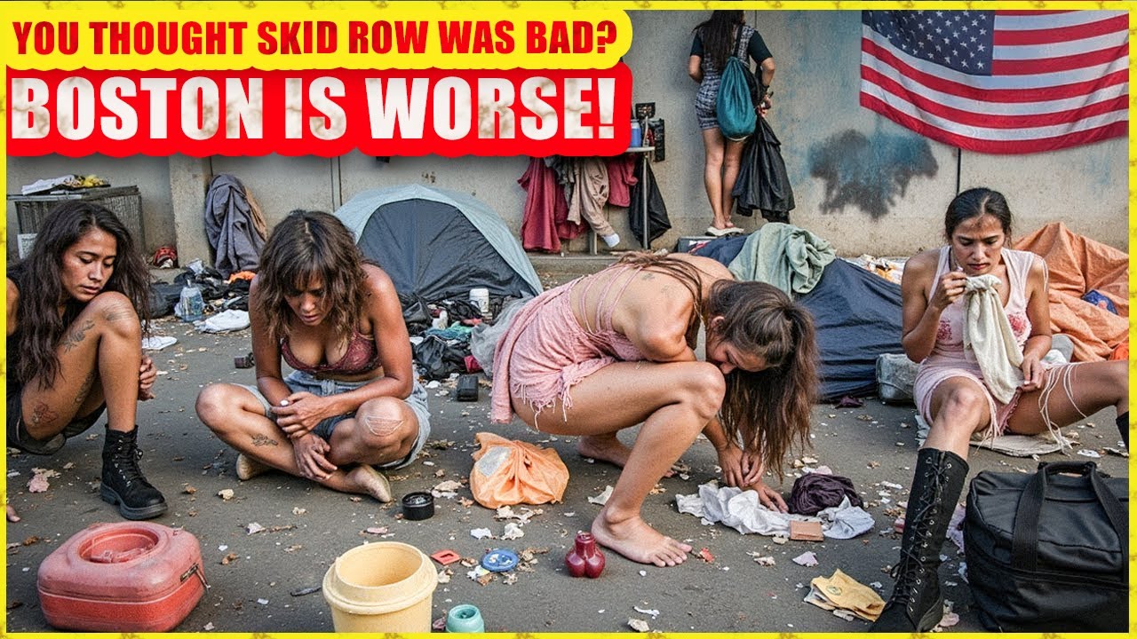 Inside Boston HOMELESS HELL – Prostitution & Chaos - Even Cop Can't Solve | Travel Documentary