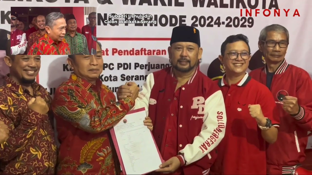 PETAHANA SUBADRI DAFTAR PENJARINGAN WALIKOTA SERANG DPC PDIP