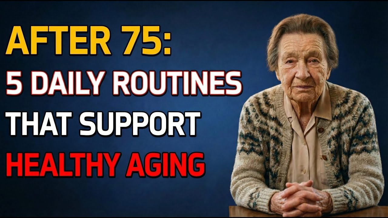 After 75: 5 Daily Routines That Support Healthy Aging