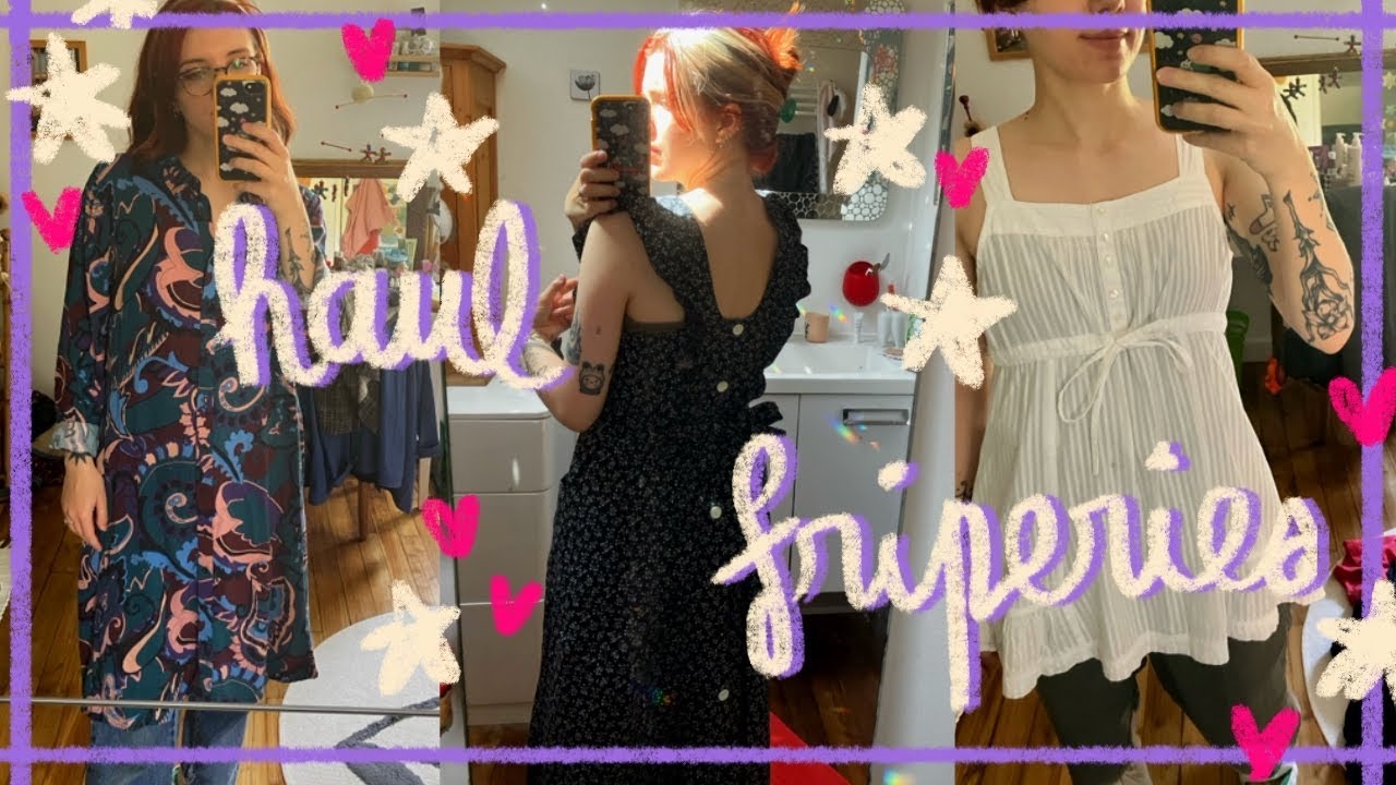 haul seconde main vintage ma dream wardrobe d'automne : croix rouge, recyclerie... / pocket tiger