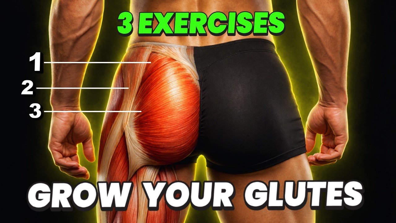The ONLY 3 Glute Exercises For HUGE Gains | Aesthetic Physique Simplified