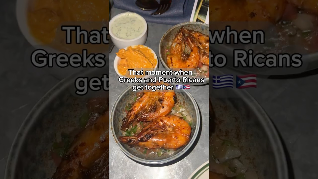 Greek and Puerto Rican food fusion! 