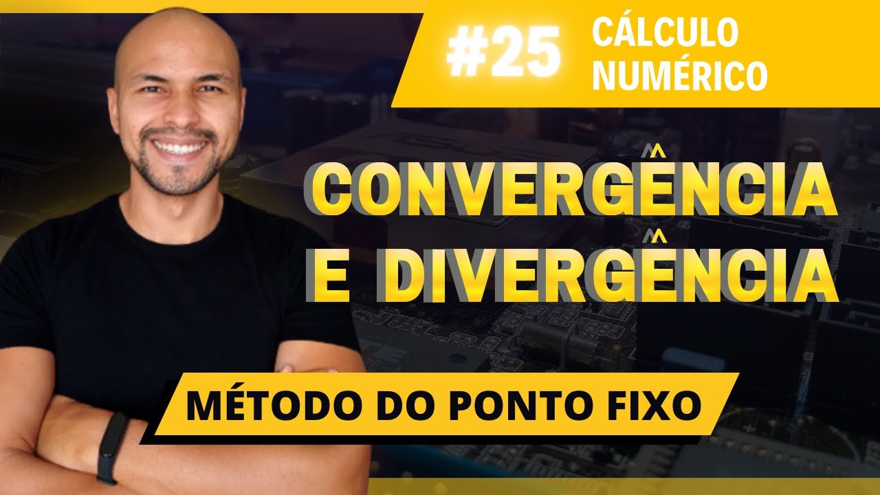 #25 - Método do Ponto Fixo | Convergência e Divergência | Exercício Resolvido | Cálculo Numérico