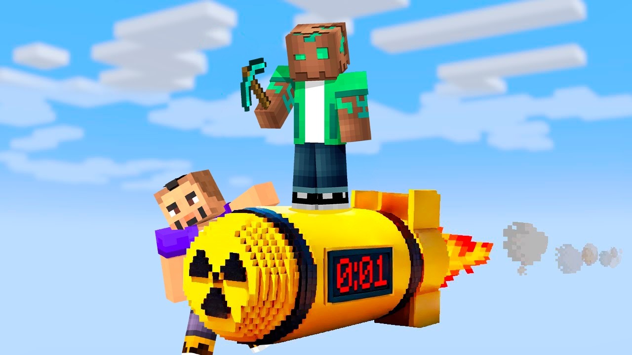Minecraft, Pero es un Bloque de Bomba Nuclear!
