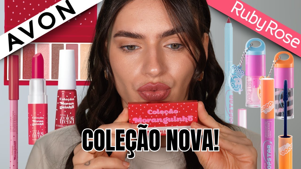 TESTANDO RECEBIDOS de AVON e RUBY ROSE 🍓💫