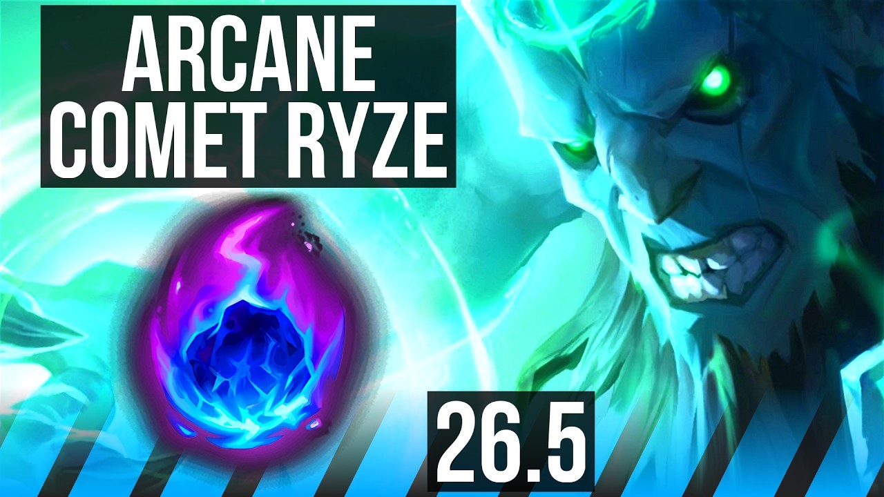 RYZE vs AHRI (MID) | Arcane Comet | KR Challenger | 26.5