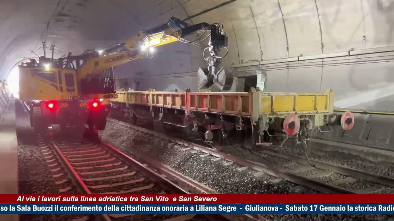 Al via i lavori sulla linea adriatica tra San Vito e San Severo - TG News Abruzzo del 15/01/26