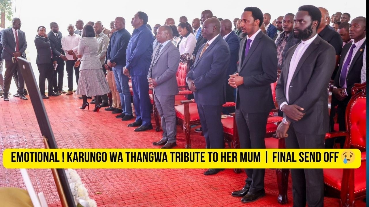 Karungo wa Thangwa Emotional Tribute to Her Mum | Final Send Off 😢