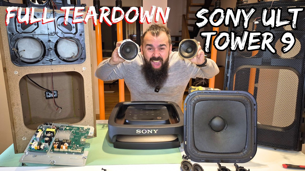 Полная разборка башни Sony ULT Tower9