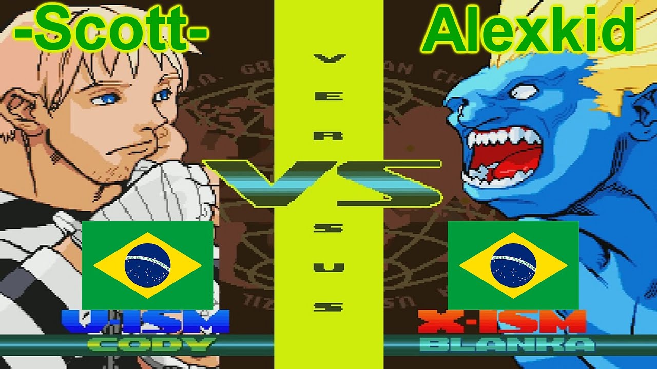 Street Fighter Alpha 3 - -Scott- vs Alexkid