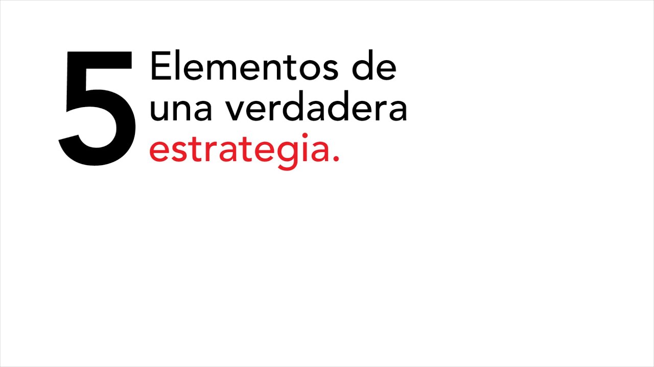 5 elementos de una buena estrategia de campaña