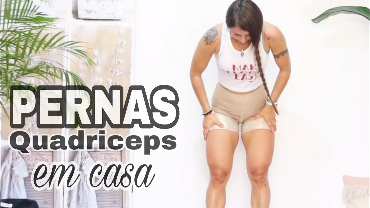 Treino de PERNAS/Quadriceps em Casa - 10.04