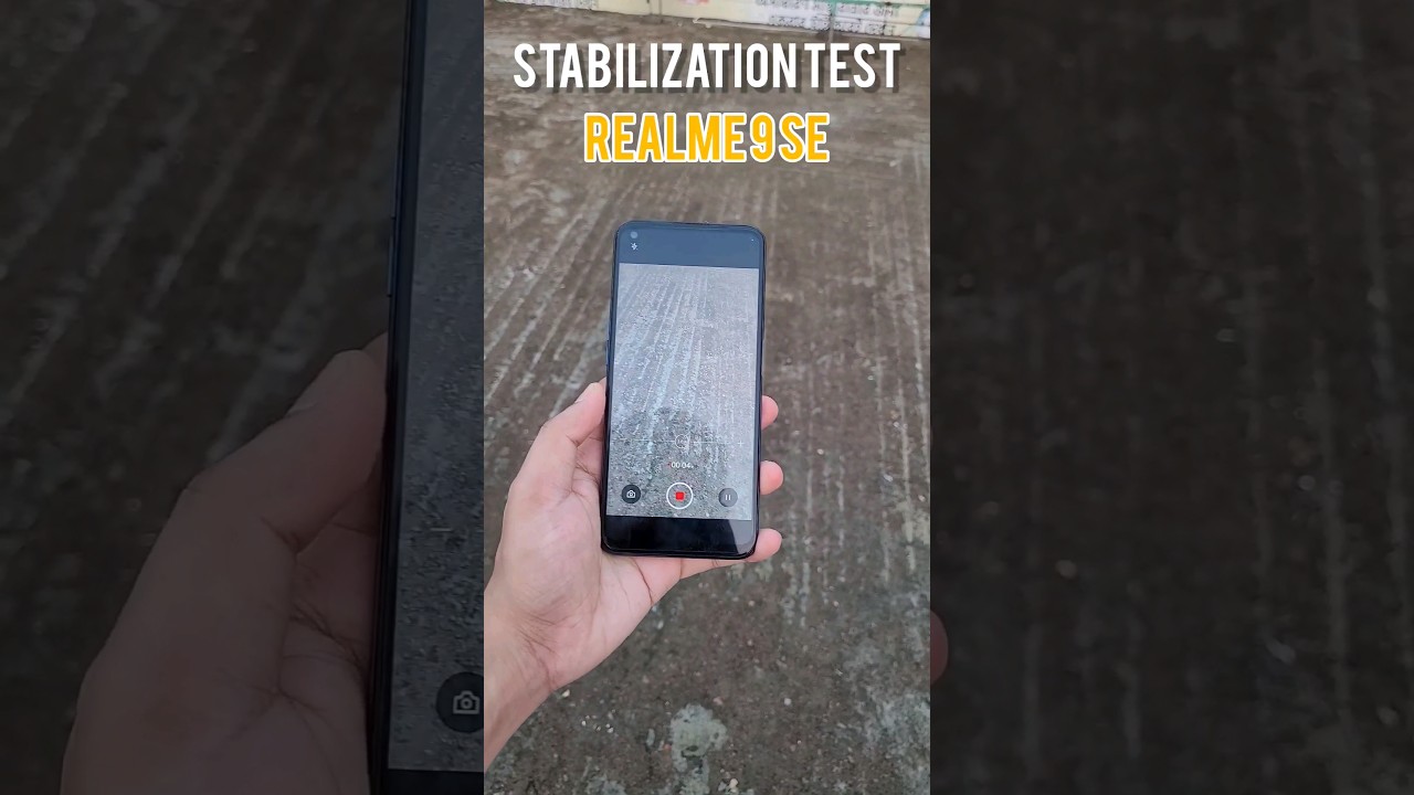 Realme 9 SE VIDEO Stabilization Test 🎬 #shorts #youtubeshorts #Realme9SE