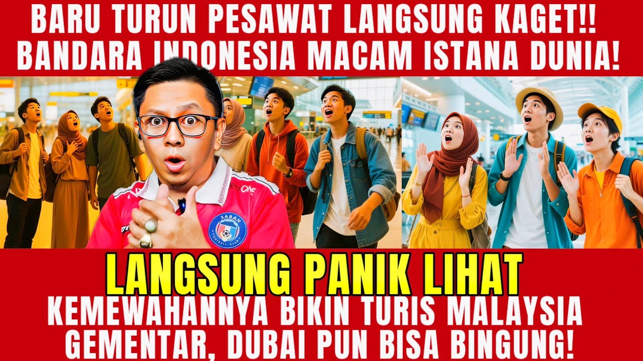 “GILA BETUL!! INI BANDARA INDONESIA?! BUKAN DUBAI TAPI KEMEWAHANNYA BIKIN TURIS MALAYSIA GEMETAR!!”