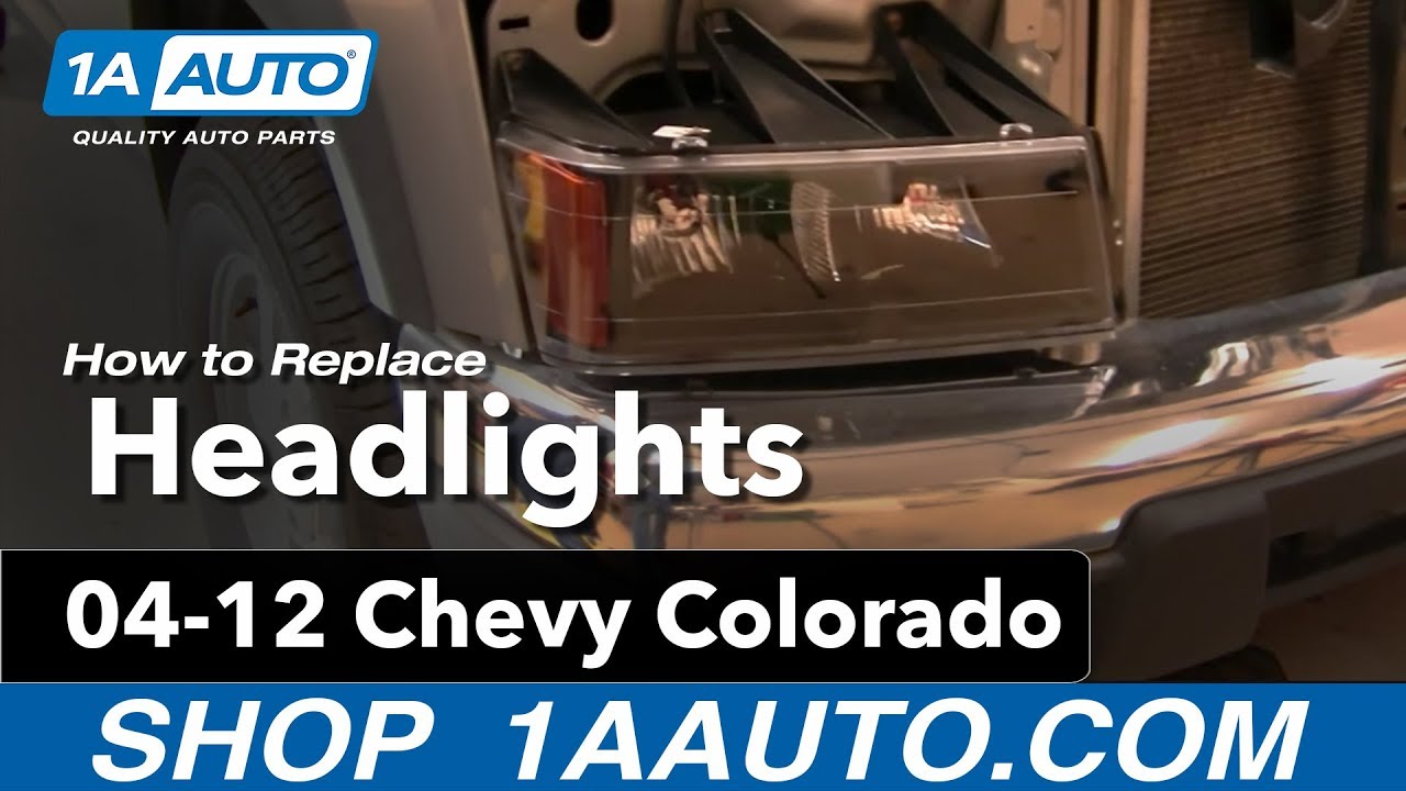 Как заменить фару на Chevrolet Colorado 04-12