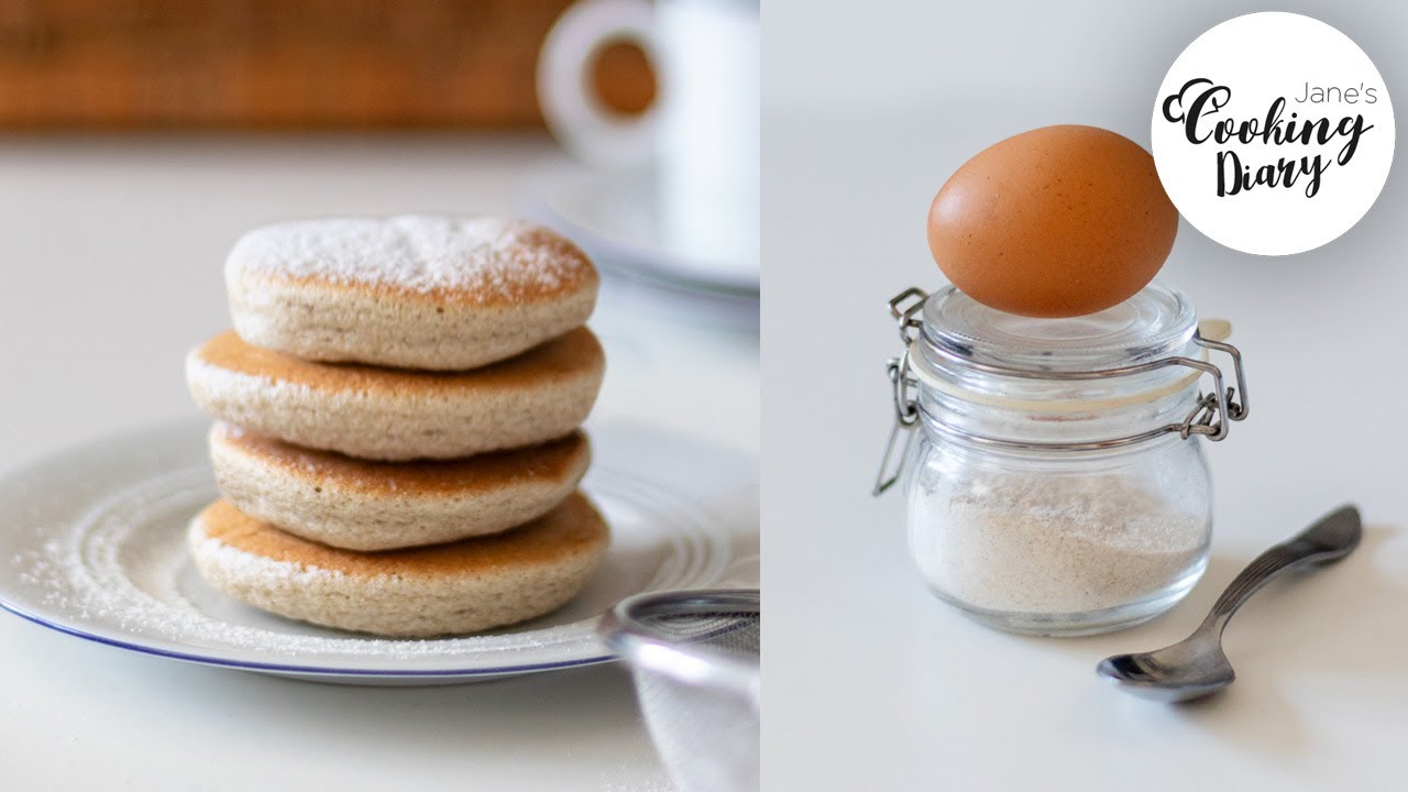 1 Ei f&uuml;r einen fluffigen Souffle Pancake | Haferflocken-Souffle Pancake