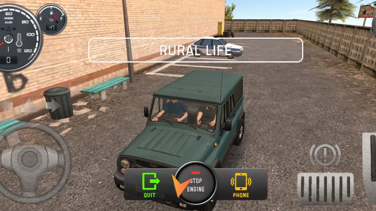 Russian Car Driver UAZ Hunter Story A Mission Rural Life