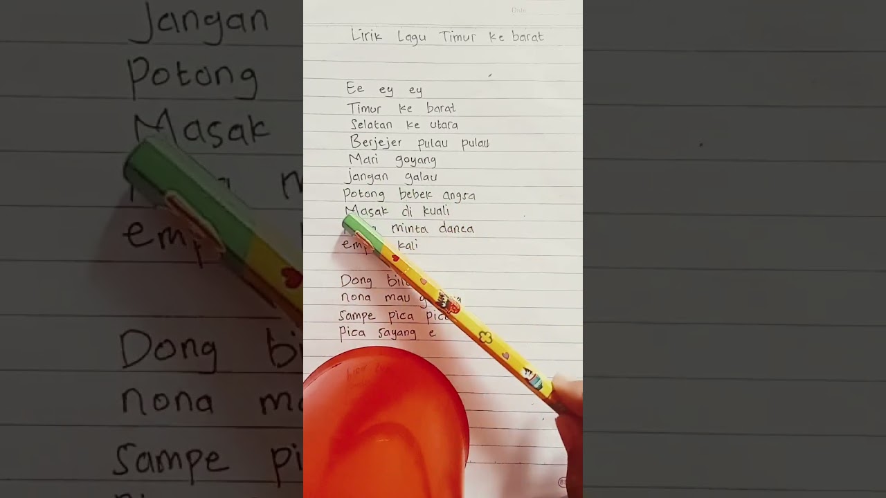 lirik lagu timur ke barat