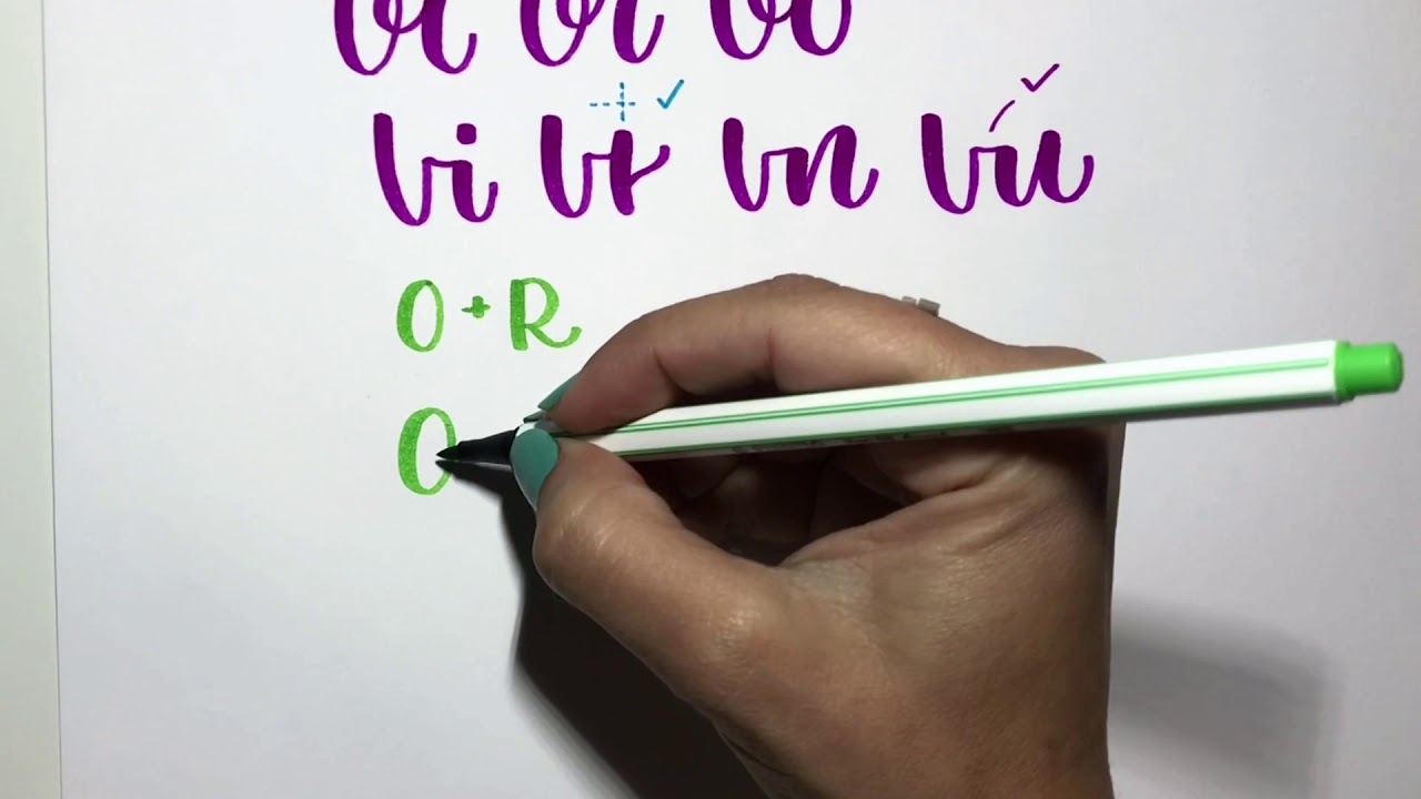 Cómo conectar letras (lettering y caligrafía)