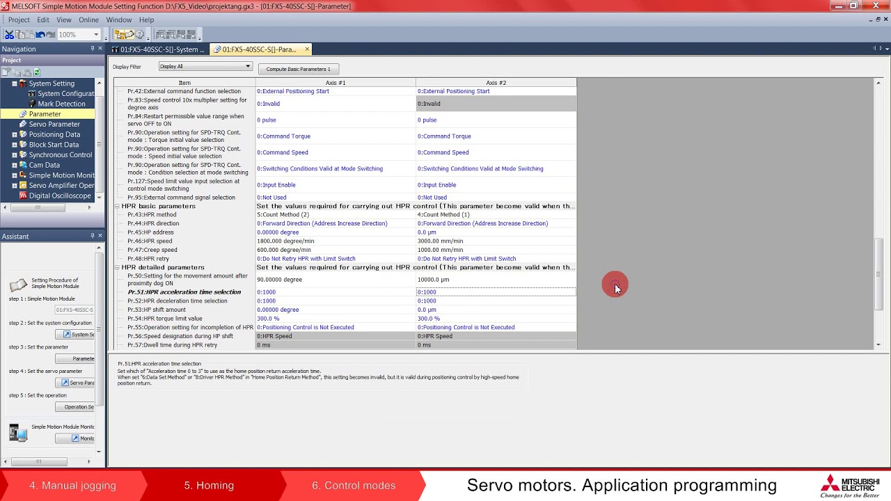 Servo drives Application programming Lesson 5 - Home Position Return HPR