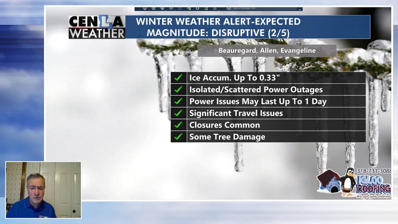 Tom's Evening Weather...01/23/2026