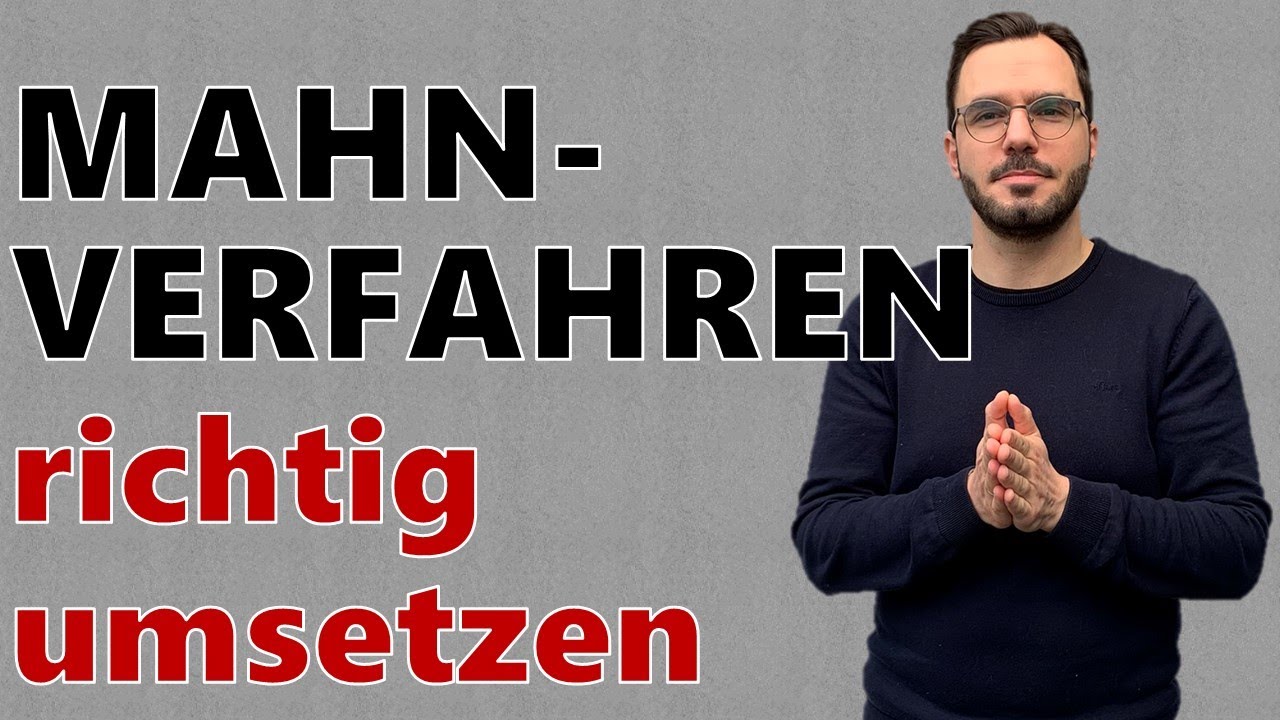 Zahlungserinnerung und Mahnverfahren richtig umsetzen