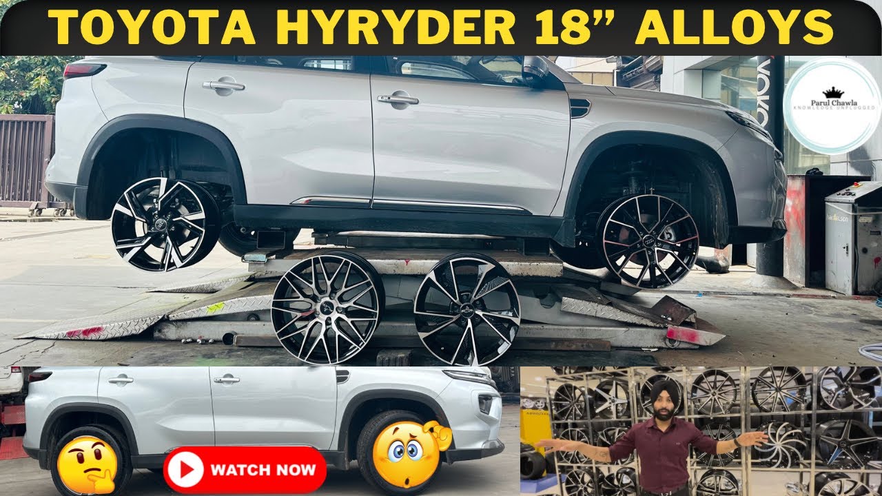 Toyota Hyryder🔥Fully Customised😳with 18&rdquo; Alloys & Tyres || Hyryder 2023 ||