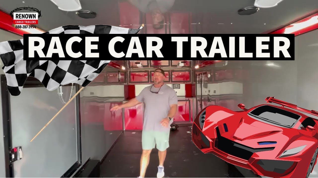 Transporting Your Race Car in Style | www.renowncargotrailers.com | Enclosed Cargo Trailers
