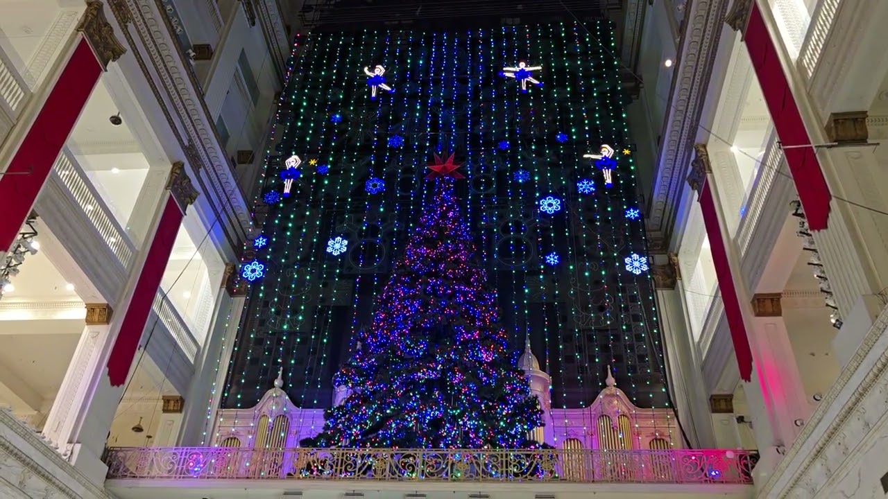 2025 Christmas Eve Special! John Facenda narrated light show with Full Organ Finale!