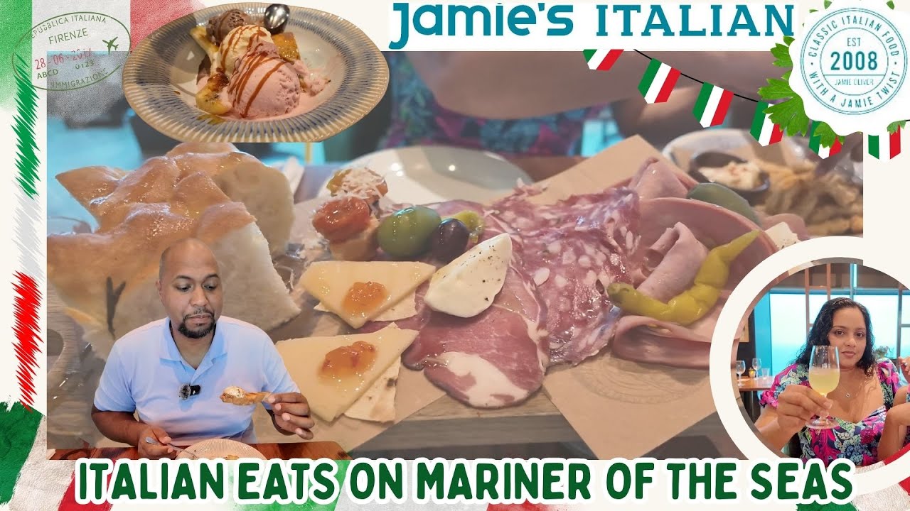 Jamie's Italian | Italian Restaurant | Royal Caribbean Cruises | Mariner Of The Seas #galvestontexas