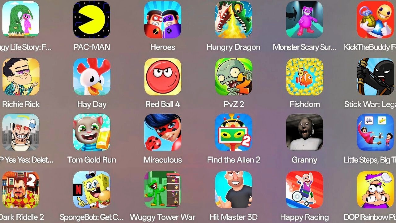 Roblox,We Play, Grimace Monster Scary Survival, Poppy Playtime4,Stumble Guys,Going Balls,Tom Friends