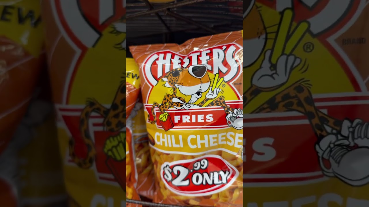 NEW SNACK ALERT! Chester’s Chili Cheese fries 